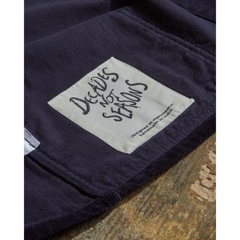 Thumbnail of 3001 Buttoned Cord Overshirt - Midnight Blue image