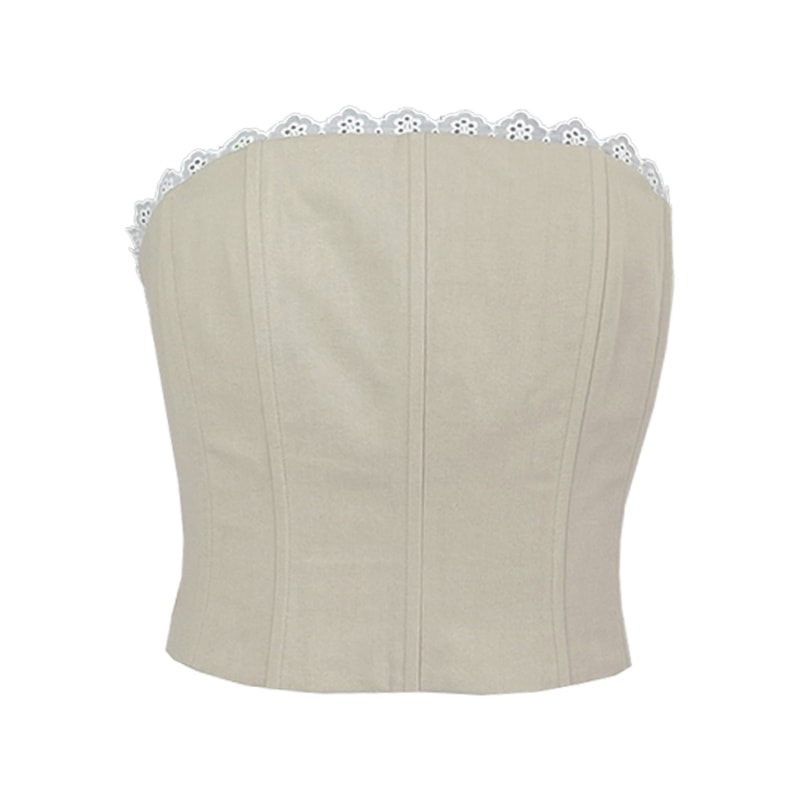 Thumbnail of Opal Linen Corset Top image