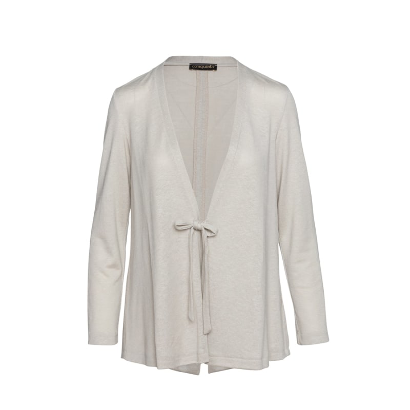 Linen open front cardigan discount