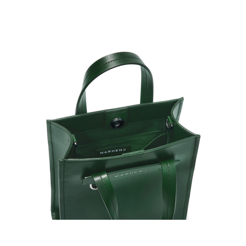 Thumbnail of Marhen.J Apple Leather Shoulder Bag - Hey - Dolce Green image