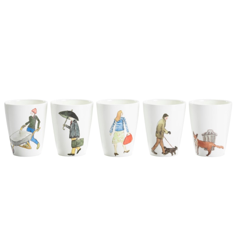 Thumbnail of London Life Collection Set Of 5 Beakers image