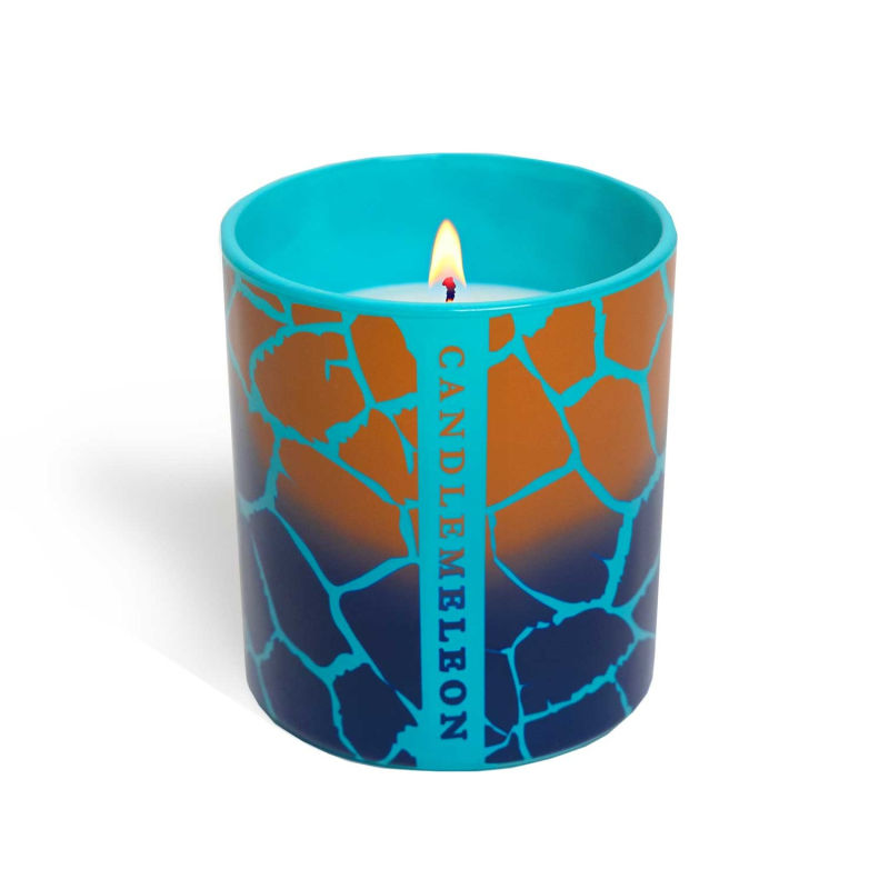 Thumbnail of Orange Giraffe Soy Wax Wood Wick Candle - Rose, Jasmine & Vanilla Orchid 200G image