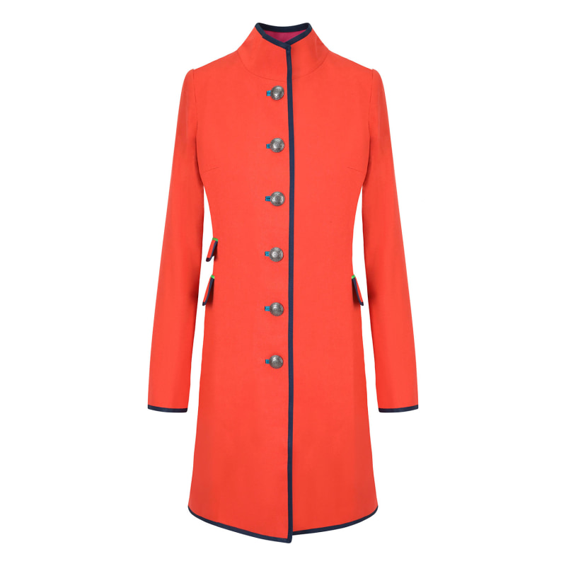 Orange linen jacket outlet