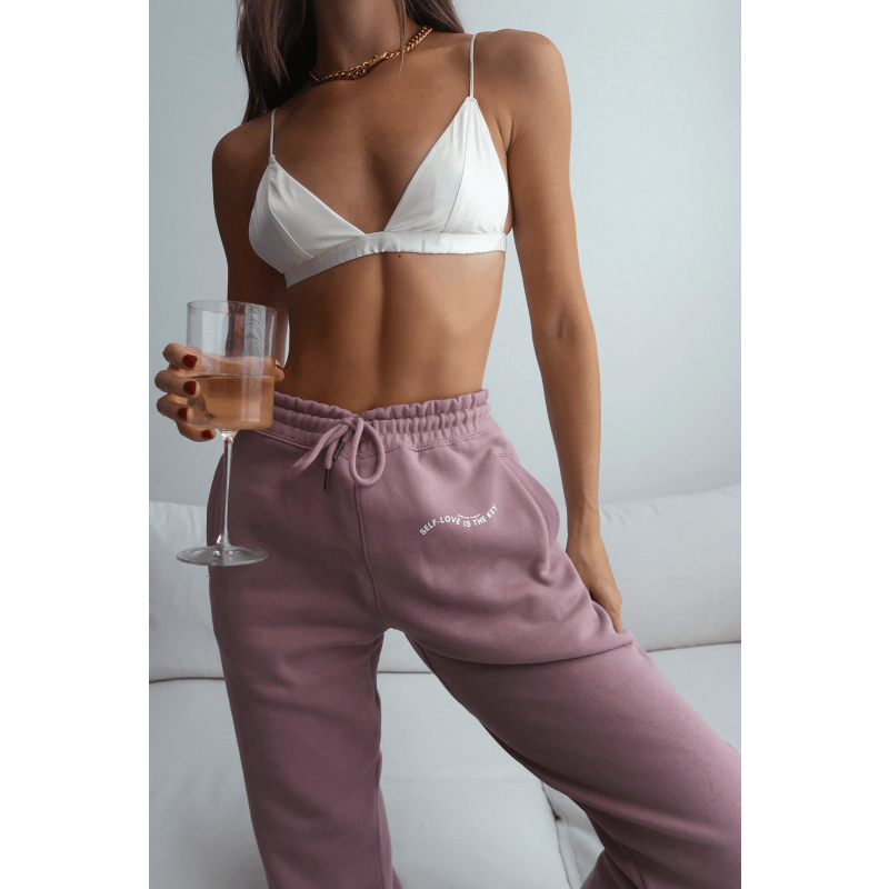 Jogging mauve sale