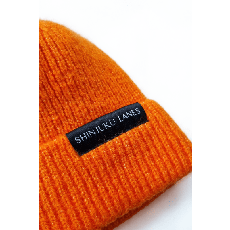 Thumbnail of Origin Ribbed Beanie - Flecked Orange image