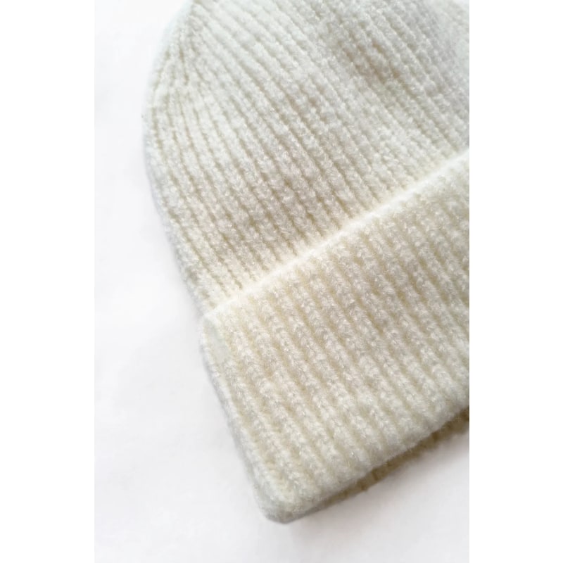 Thumbnail of Origin Ribbed Beanie - Ivory image