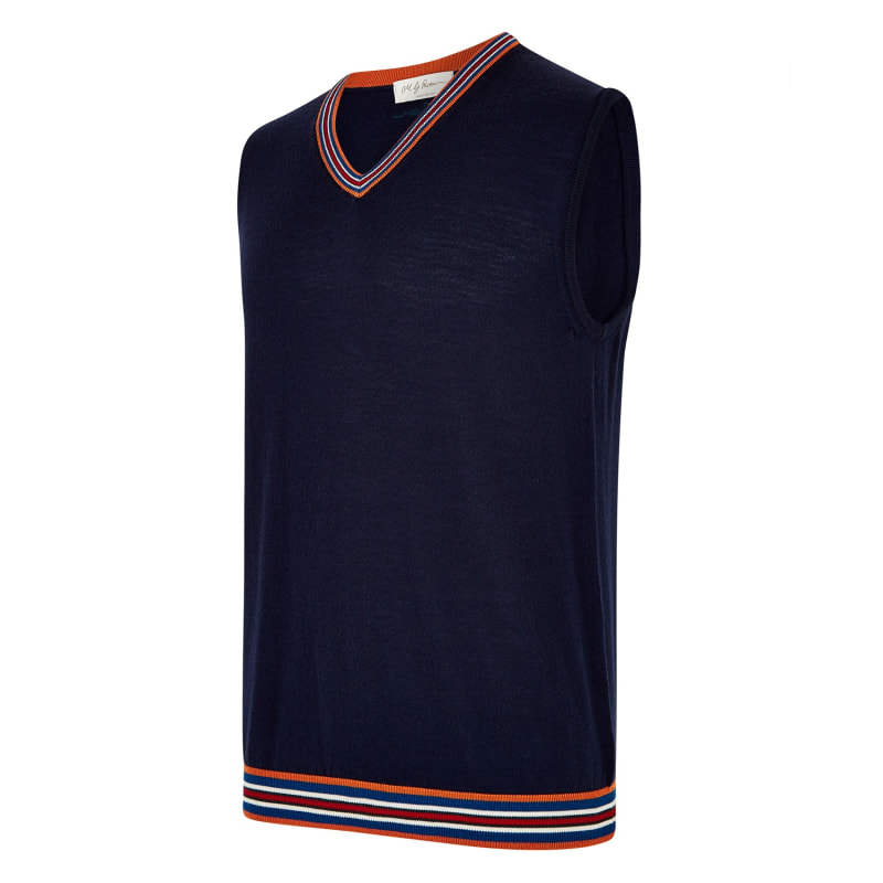 Thumbnail of Navy Extrafine Merino Tank Top image