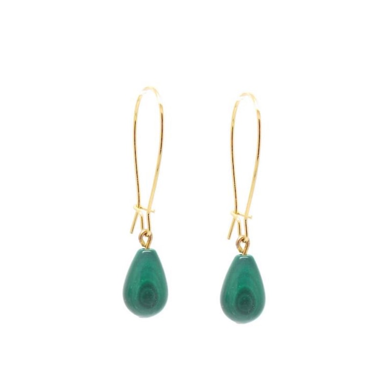 Thumbnail of Penelope Malachite 3-In-1 Earrings image