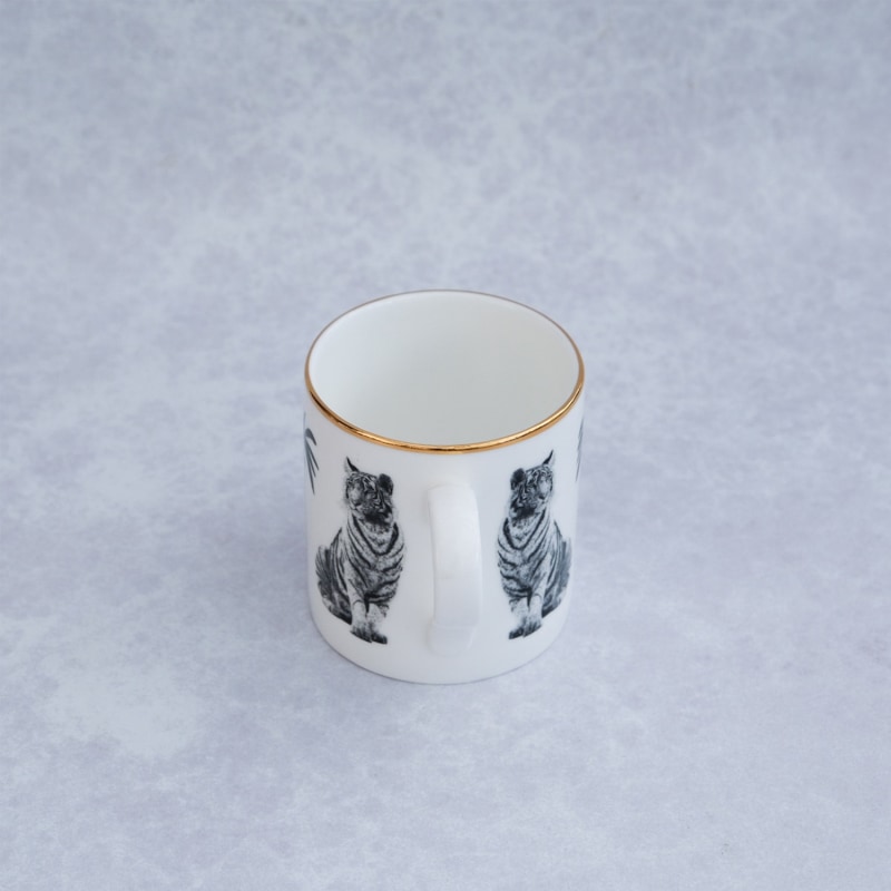 Thumbnail of Tiger Fine Bone China Mug image