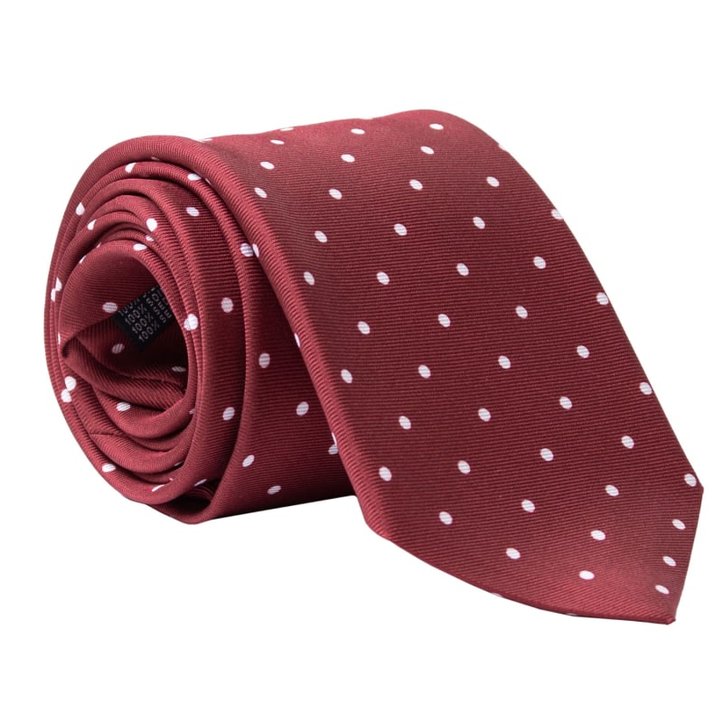 Bordeaux Silk Tie | Aquadulza Experience