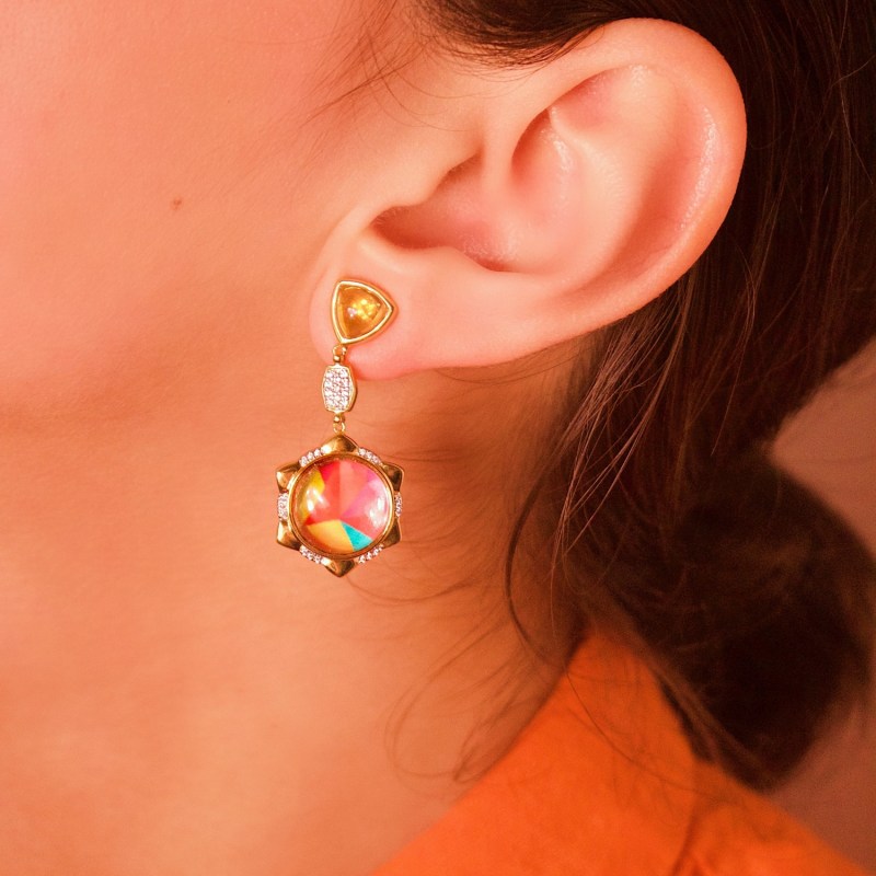 Thumbnail of Girl On Fire Earrings image