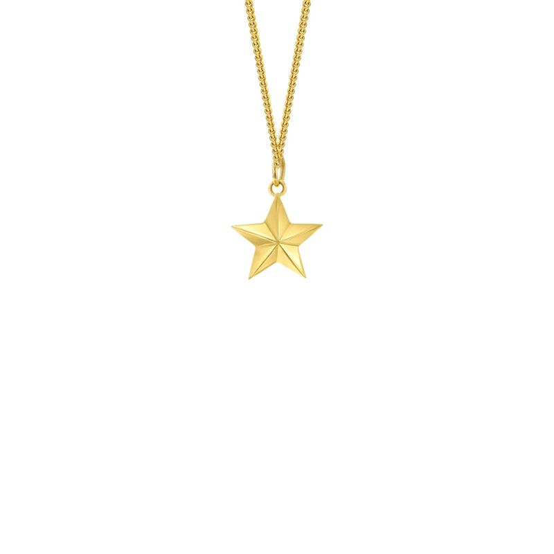 Thumbnail of 18Kt Gold-Plated Mini Star Pendant image