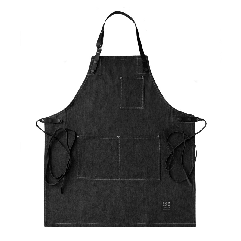 Thumbnail of Black Collection Denim & Leather Street Apron image