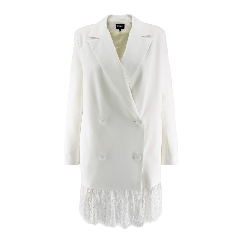 Thumbnail of White Mini Blazer Dress image