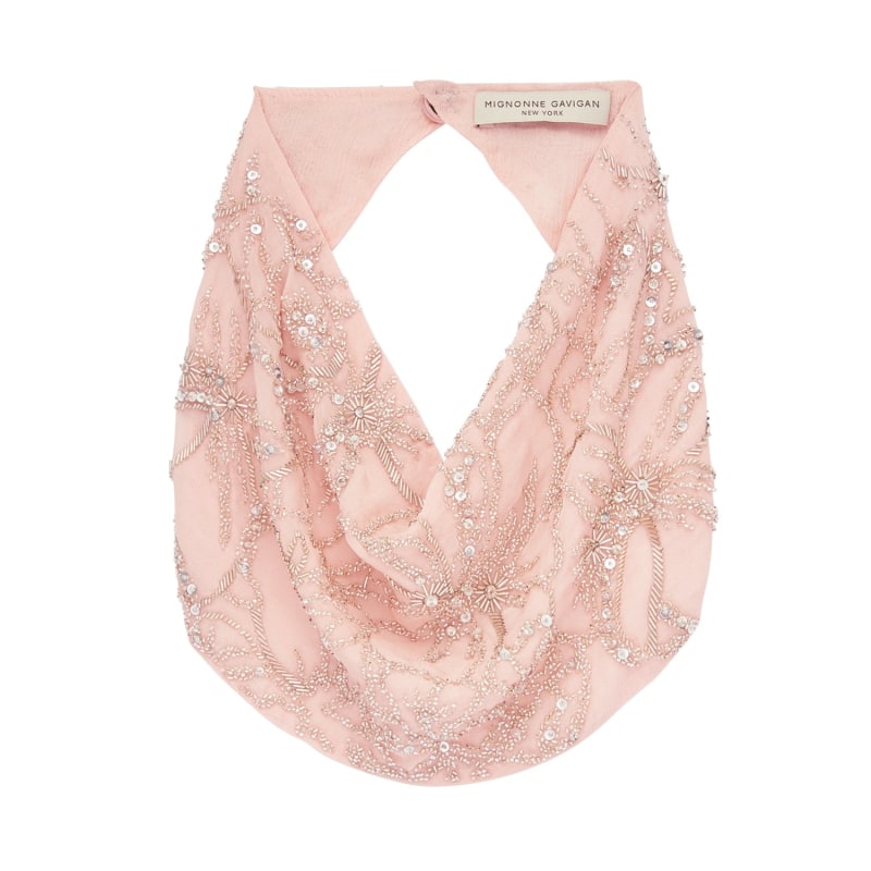 Rosaline Scarf Necklace Blush, Mignonne Gavigan