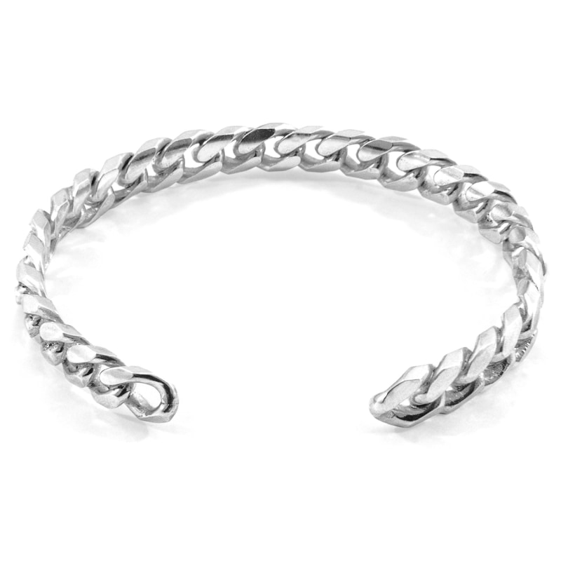 Thumbnail of Jib Sail Silver Chain Bangle image