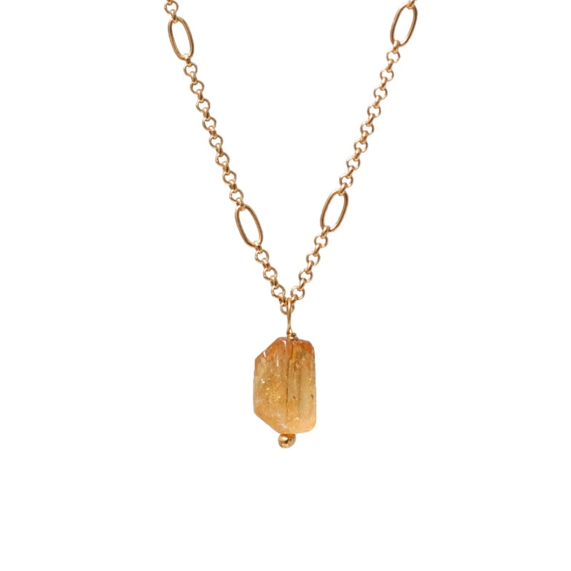 Thumbnail of Ovala Chain With Warm Citrine image