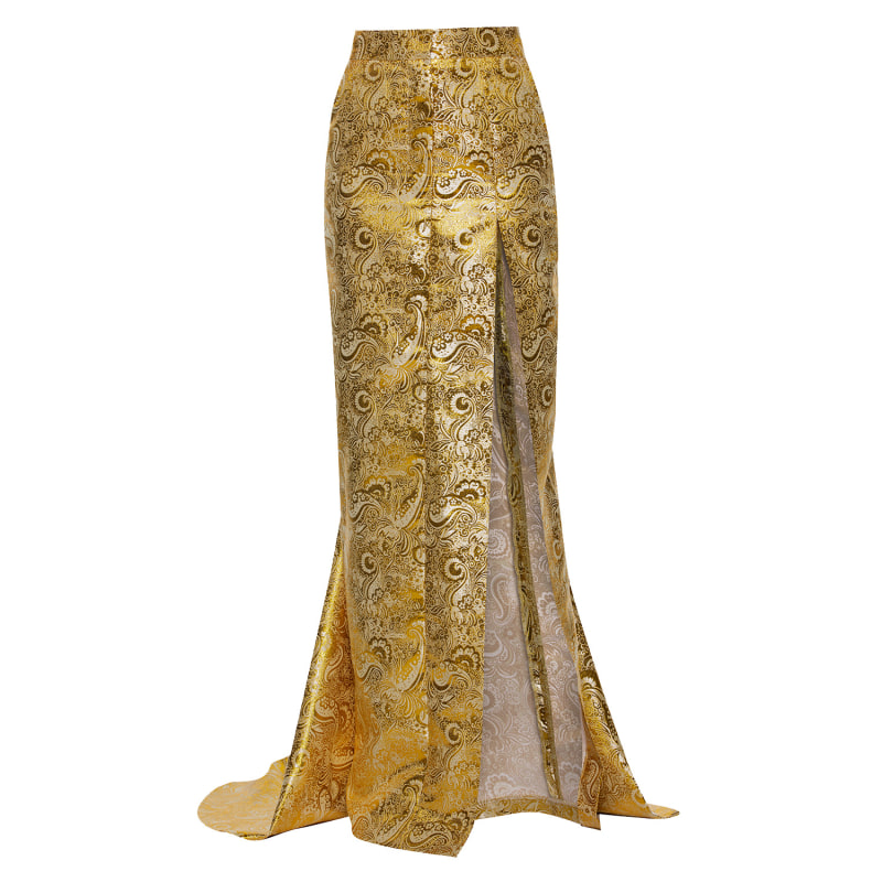 Thumbnail of Overgold Maxi Skirt image