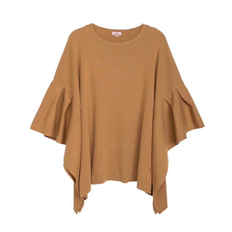 Poncho style sweater clearance