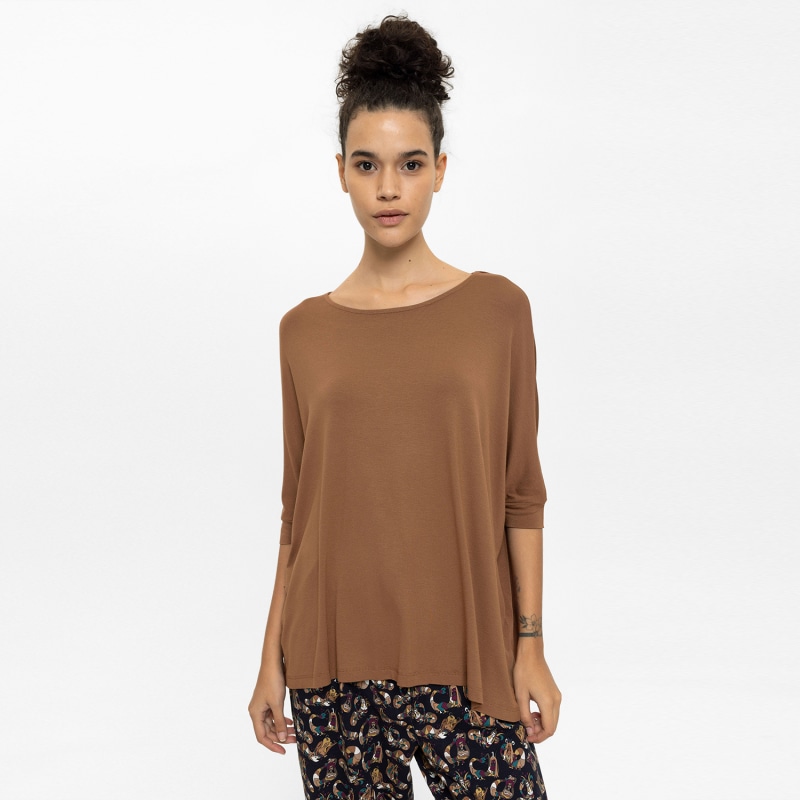 Thumbnail of Oversized Blouse - Brown image