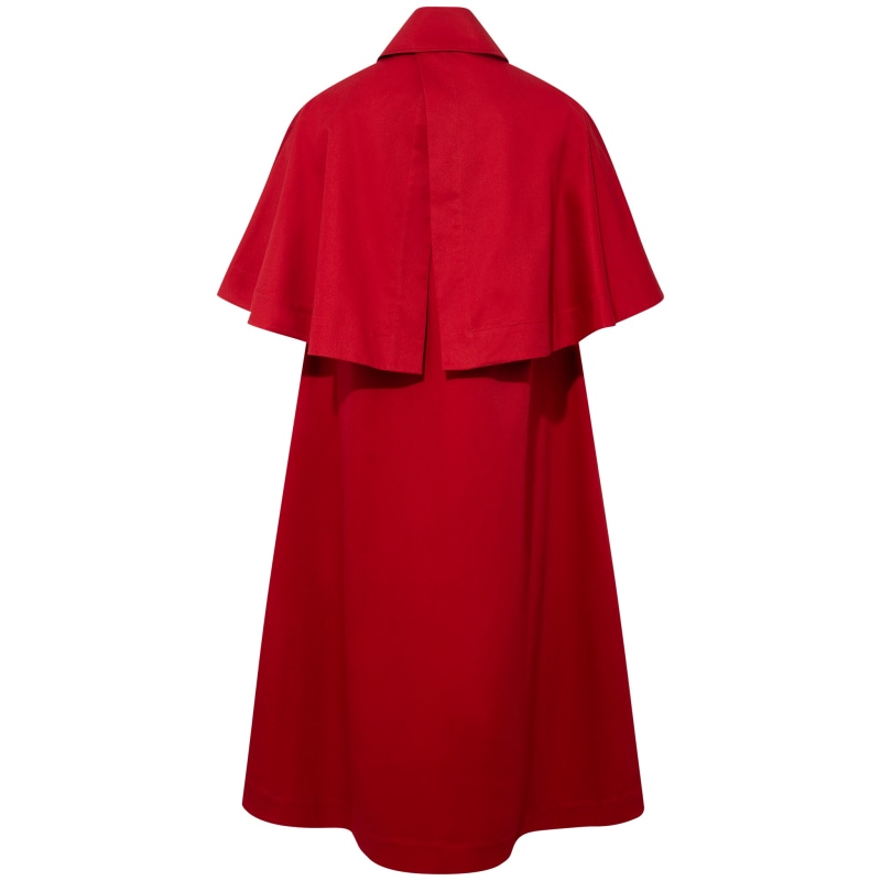 Cotton cape dress sales