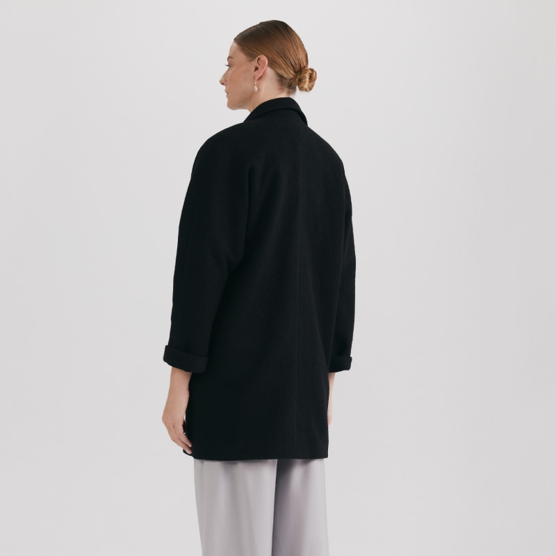 Thumbnail of Oversized Wool Jacket Black image