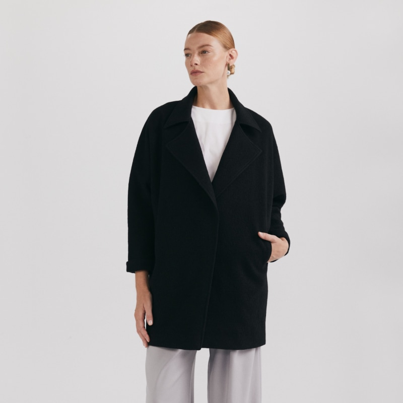 Thumbnail of Oversized Wool Jacket Black image