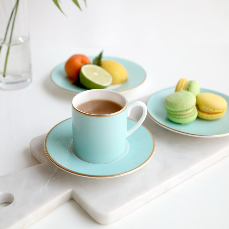 Thumbnail of Charlotte - Set Of Two Espresso Cups & Saucers image