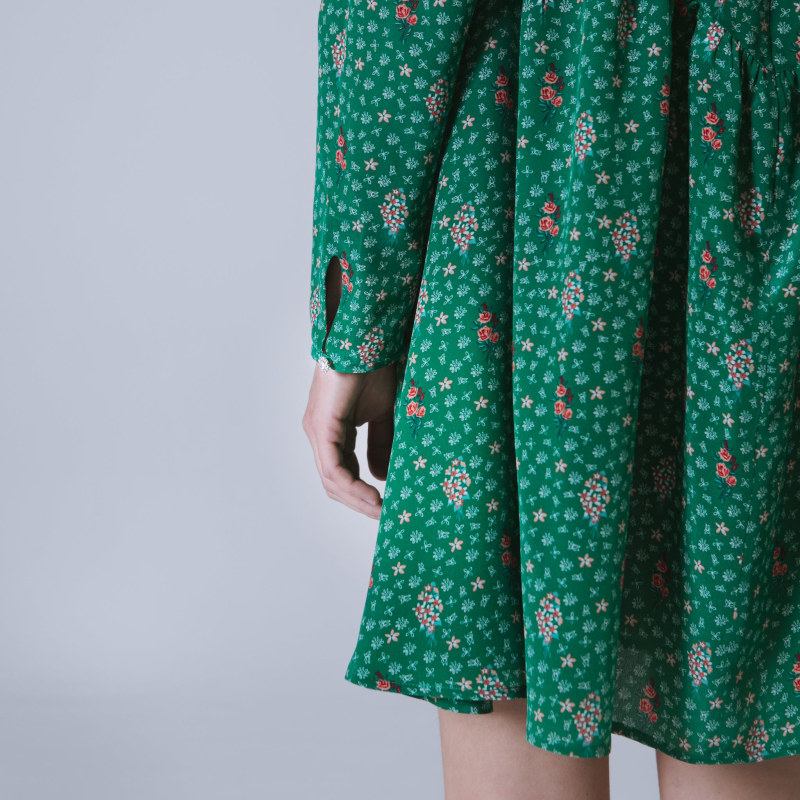 Thumbnail of Oxford Silk Floral Dress - Limited Edition image