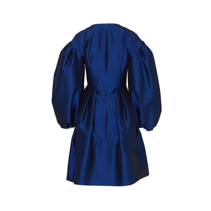 Royal Blue Flowy Mini Dress by NOCTURNE