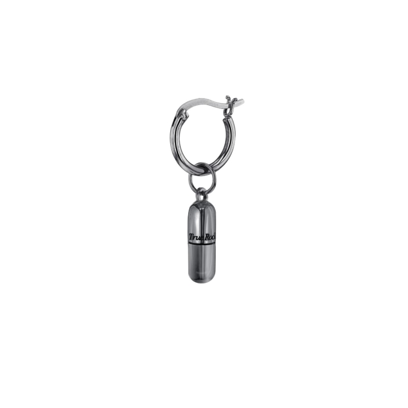 Thumbnail of Gun Metal Grey Mini Pill Pendant image