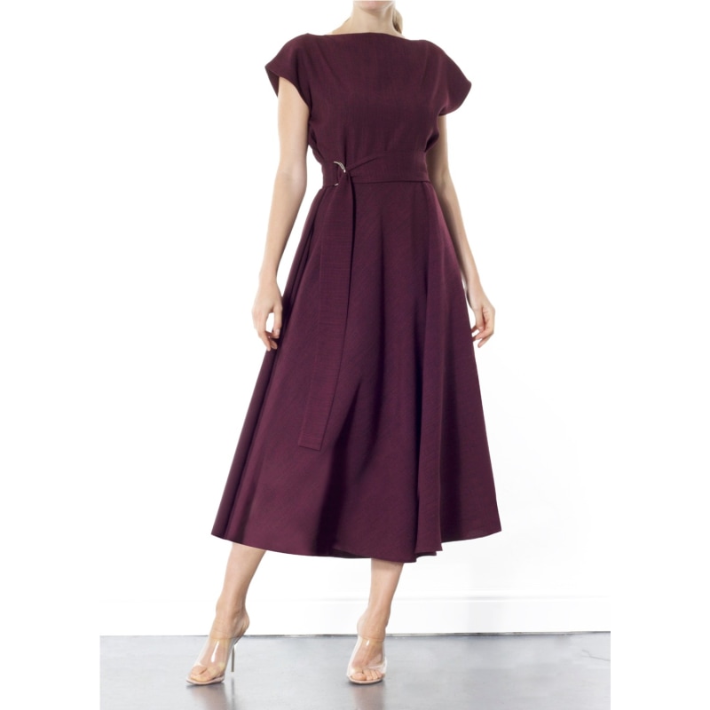 Thumbnail of Stine Plum Midi Dress image