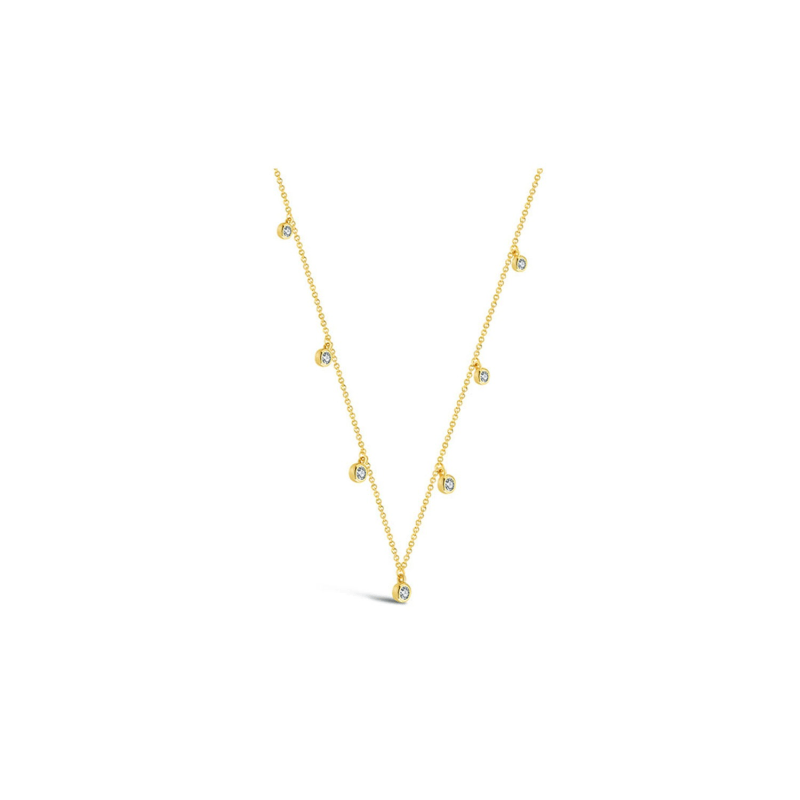 Thumbnail of 18K Yellow Gold By The Yard Diamond Necklace image