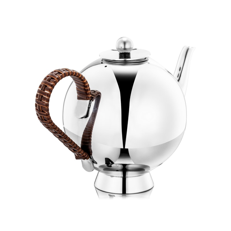 Thumbnail of Spheres Tea Infuser Large Wicker Handle image