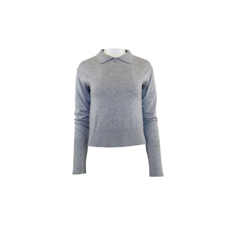 Thumbnail of Pallas Collared Sweater Col Grey image