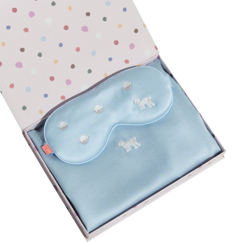 Thumbnail of Pan Pan 2 Piece Silk Gift Set - Silk Pillowcase & Silk Sleep Eye Mask image