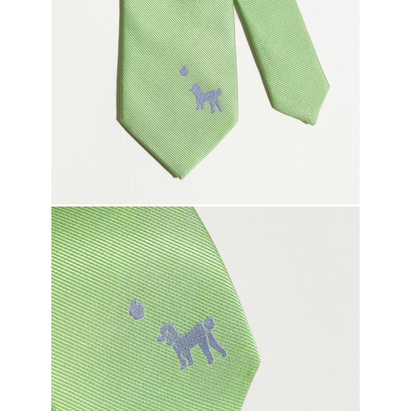 Thumbnail of Pan Pan Silk Tie - Green image