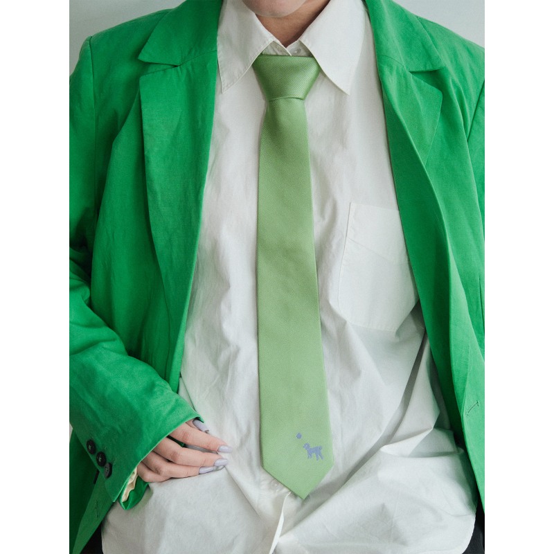 Thumbnail of Pan Pan Silk Tie - Green image