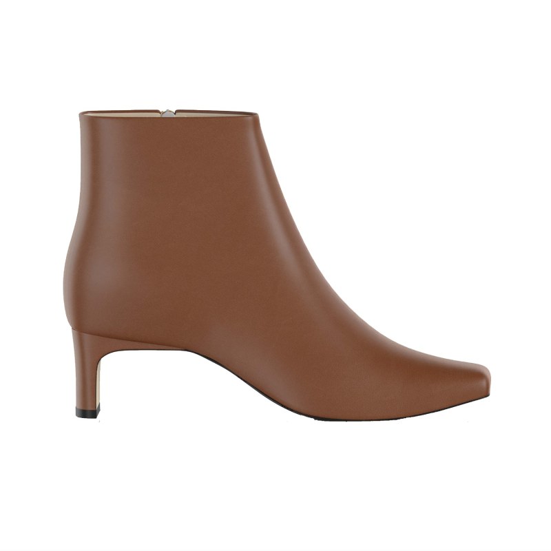 Tan patent deals ankle boots