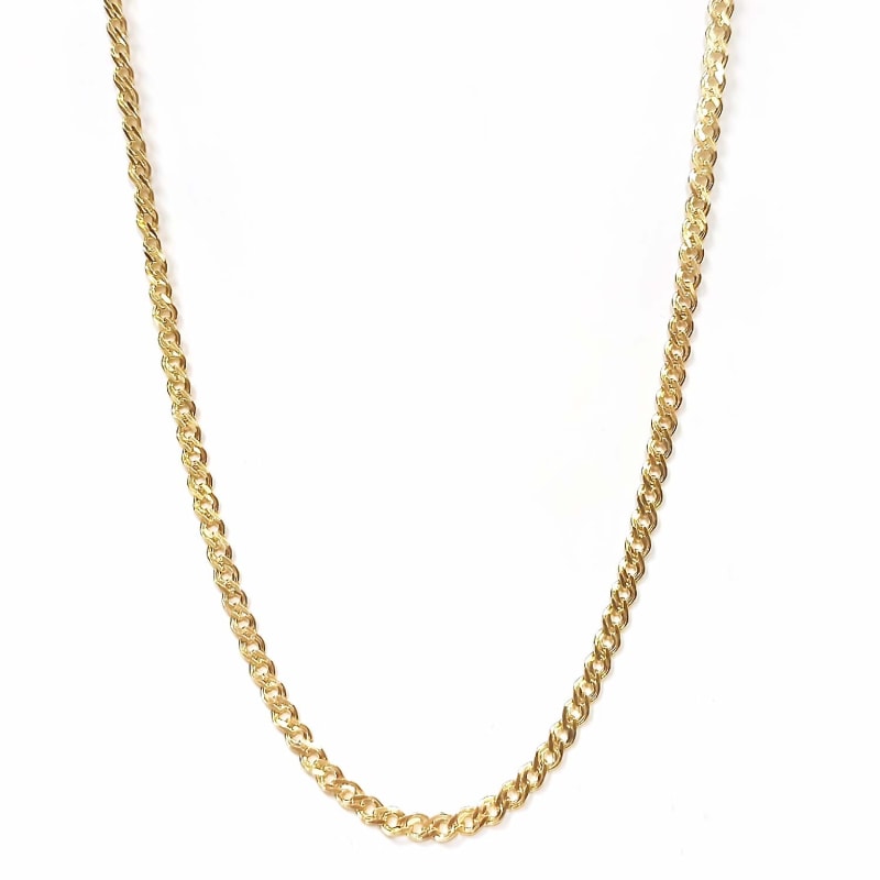 Paris Curb Chain Necklace Gold | BY EDA DOGAN | Wolf & Badger