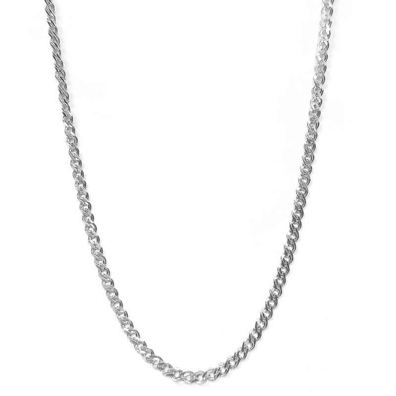 Thumbnail of Paris Curb Chain Necklace Silver image