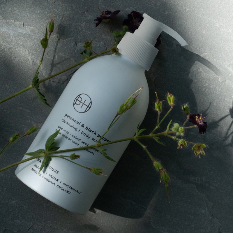 Patchouli Black Pepper Body Wash Bath House Wolf Badger