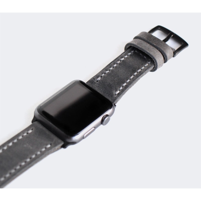 Thumbnail of Custom Made Apple Watch Strap - Antique Gray image