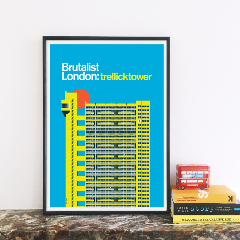 Thumbnail of Trellick Tower Art Print Poster image