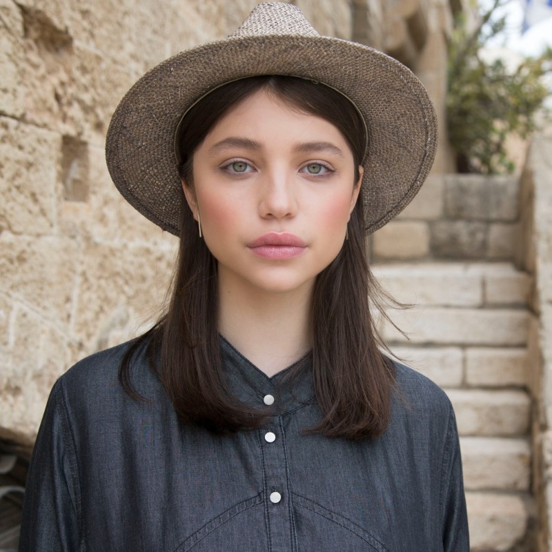 Women's Grey Fedora Hat with A Feather | Small | Justine Hats