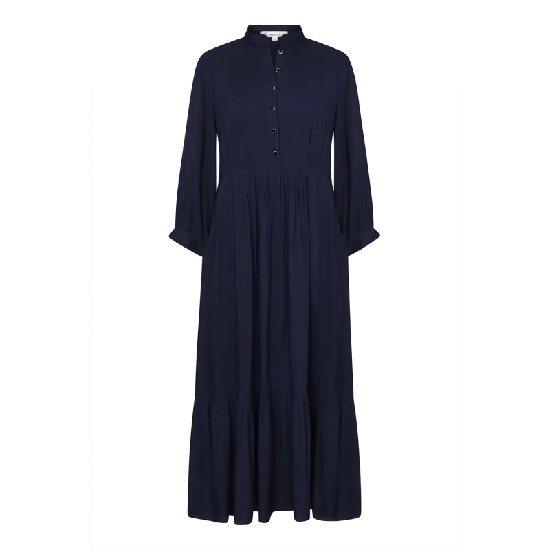 Thumbnail of Anastasia Dress Navy Rayon image