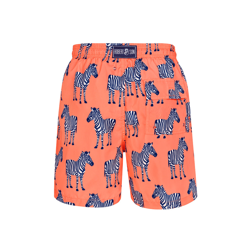 Peach Zebra Pink Purple Robert Son Beachwear Ltd Wolf Badger