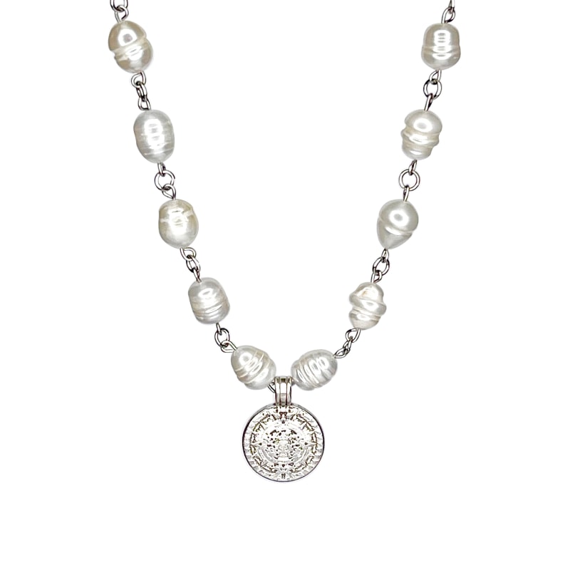 Thumbnail of Pearls Coin Necklace image