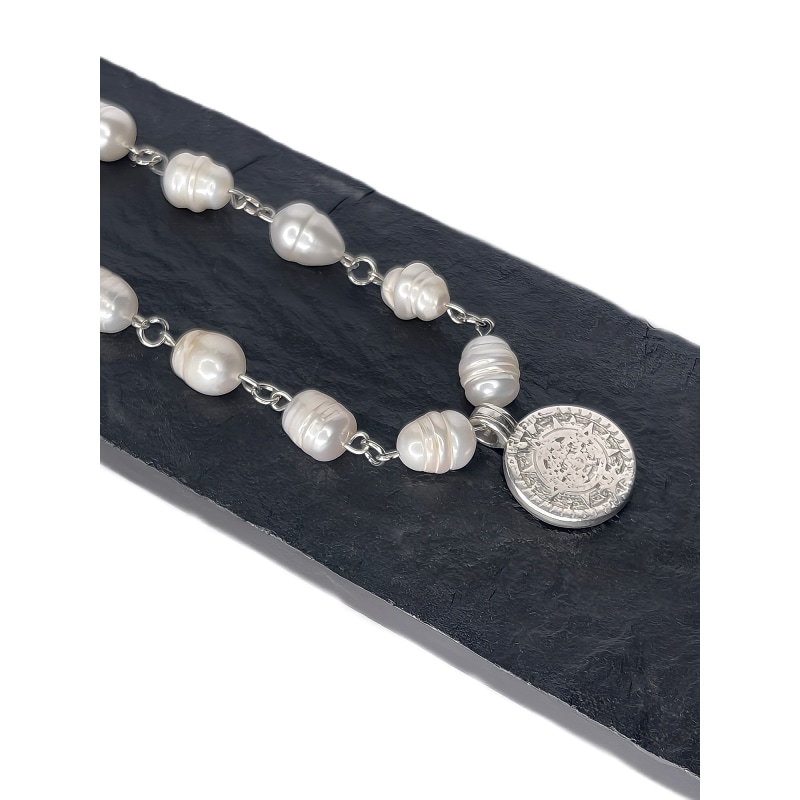 Thumbnail of Pearls Coin Necklace image