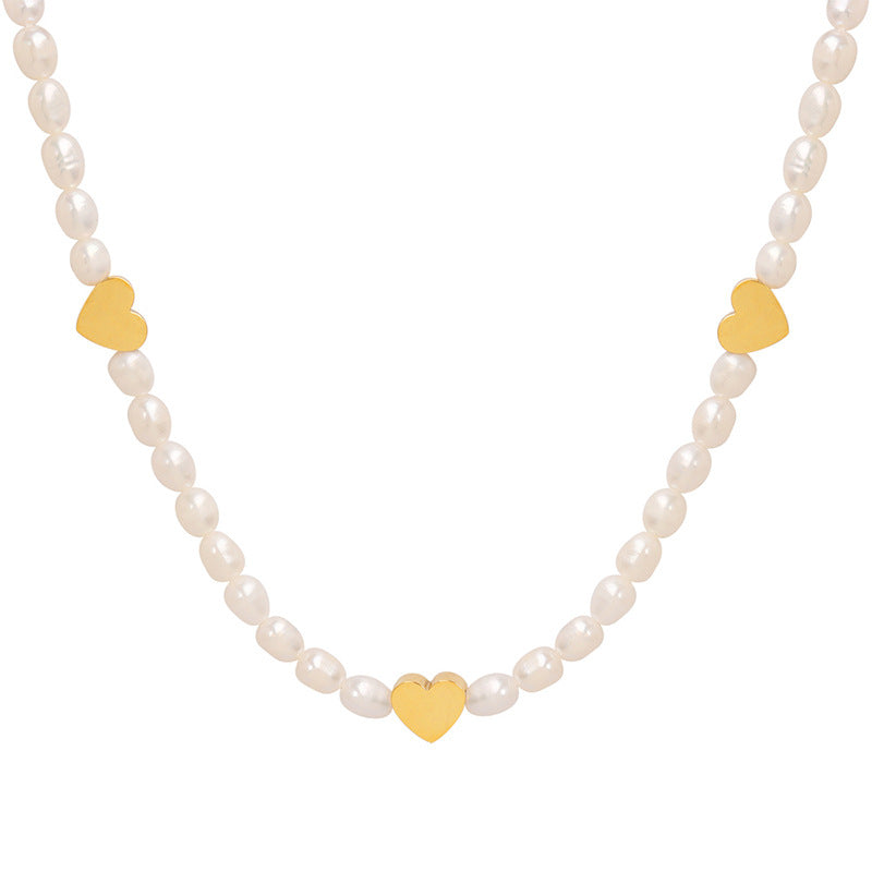 Thumbnail of Pearl Hearts Vacay Necklace image